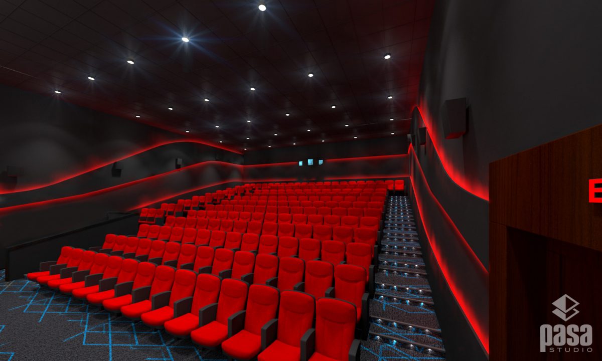 Cineplex Chitwan Hall 3D Interior Design