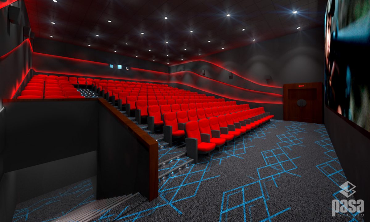 Cinema Hall Red Theme Cineplex