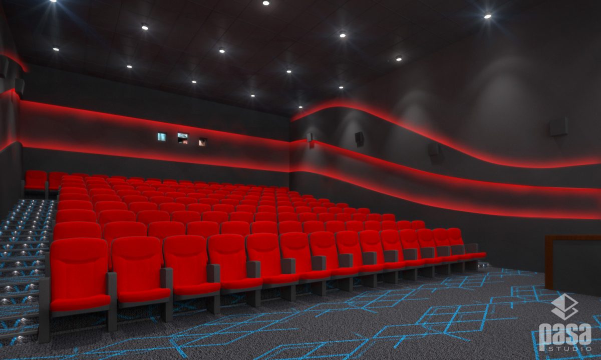 3D Interior Cinema Hall